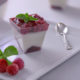 Panna cotta malinová
